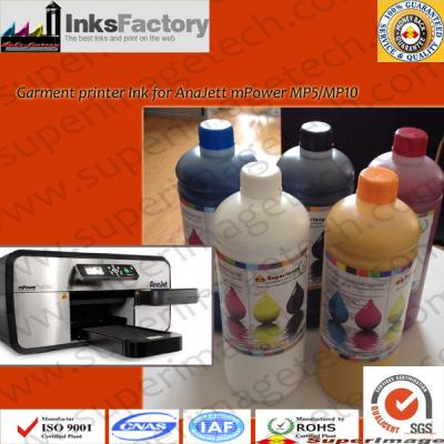 Anajet Mpower MP5/MP10 Garment Inks
